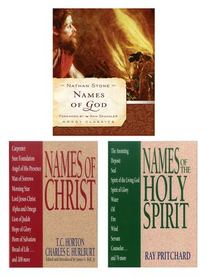 cover image of Names of God/Names of Christ/Names of the Holy Spirit Set